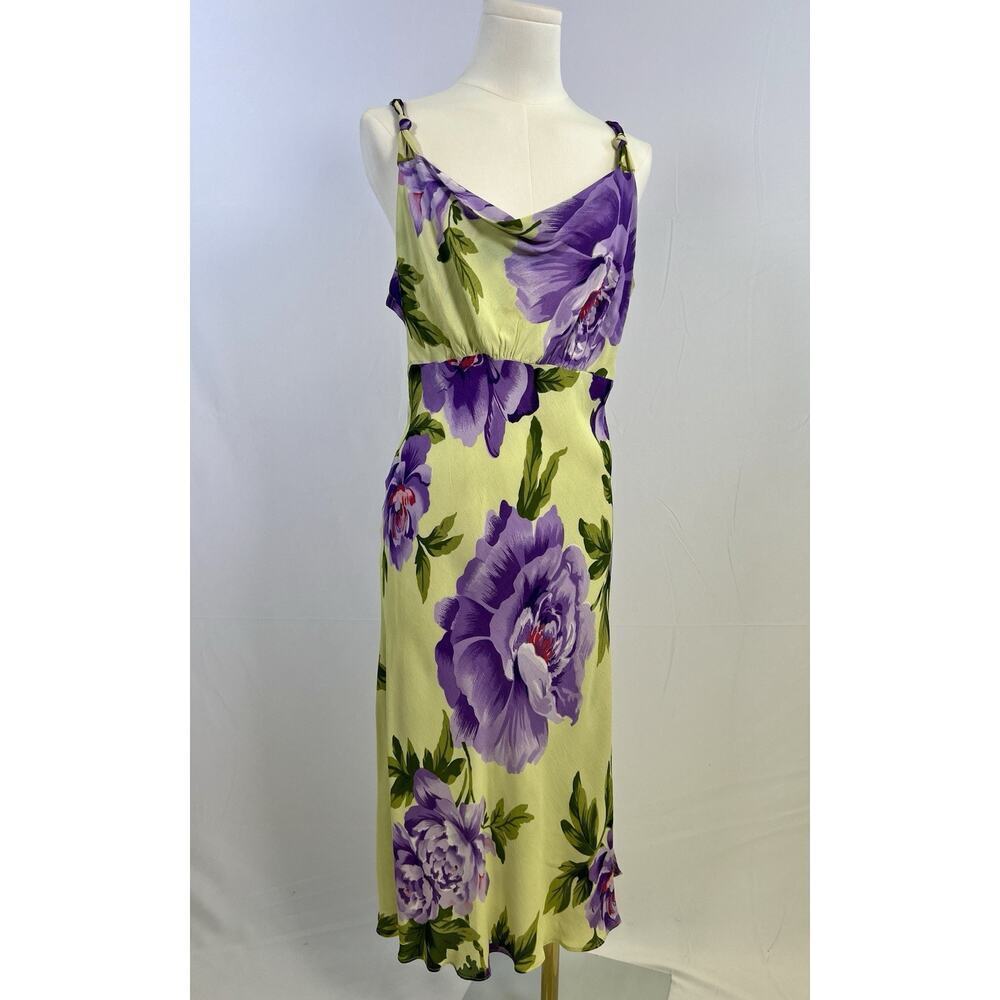 VTG Y2K American Angel Dress Women Sz L Floral Fairy Coquette Femme Indie